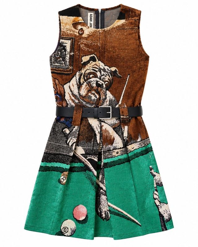 THE SCRATCHING BEAGLE PARTY DRESS