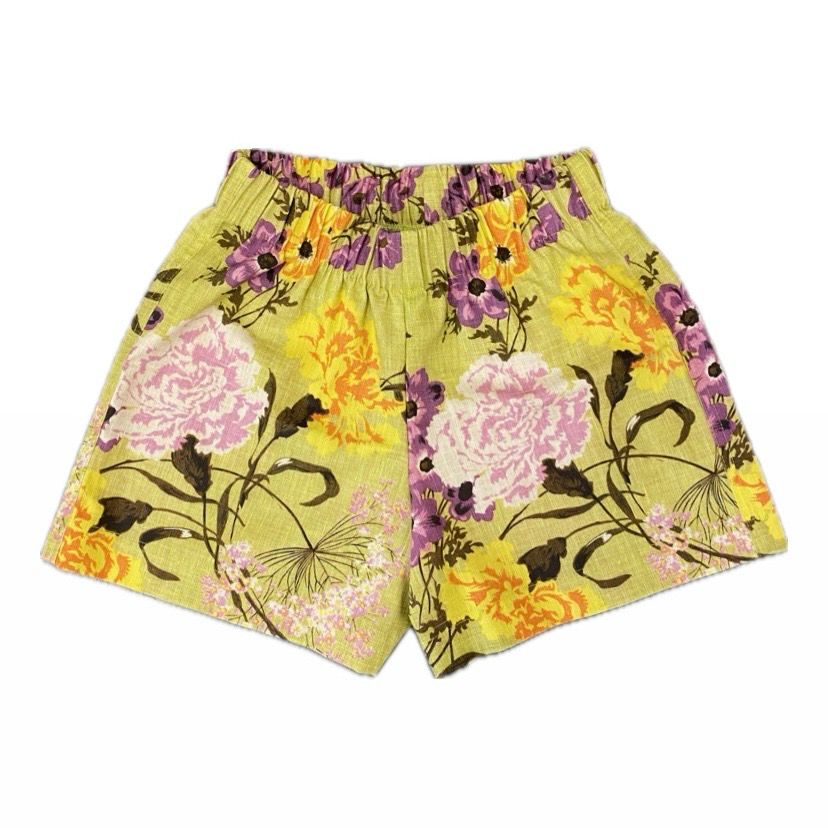 FLORAL TEA TOWEL SHORTS
