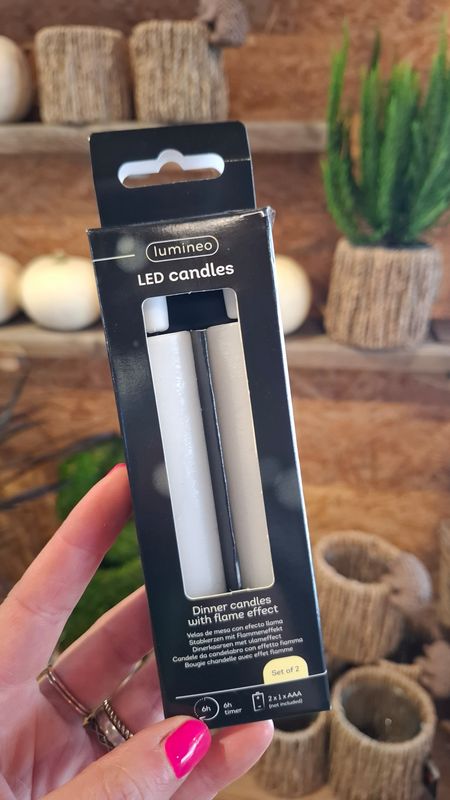 LED Spitzkerzen S 2er weiß 