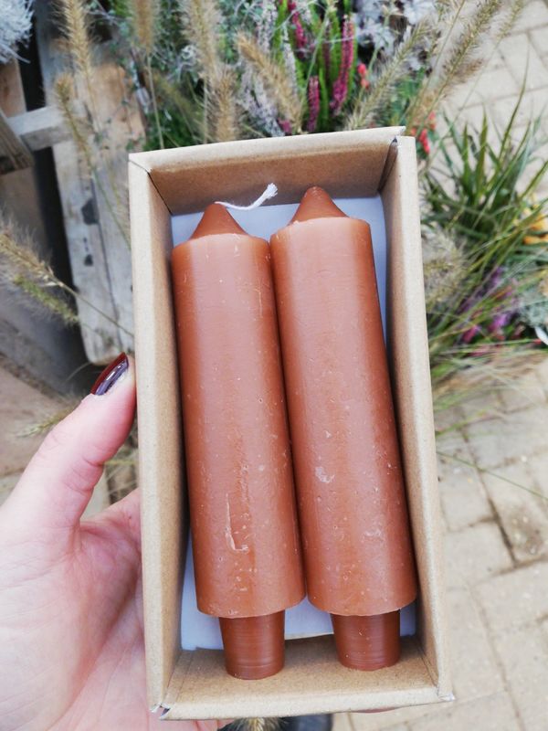Spitzkerze Candle S 'rost' 