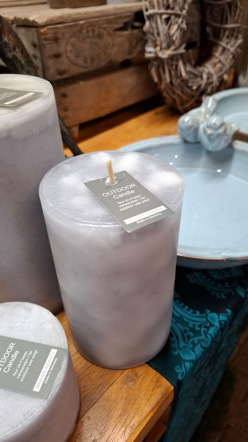 Outdoorkerze "Granit"