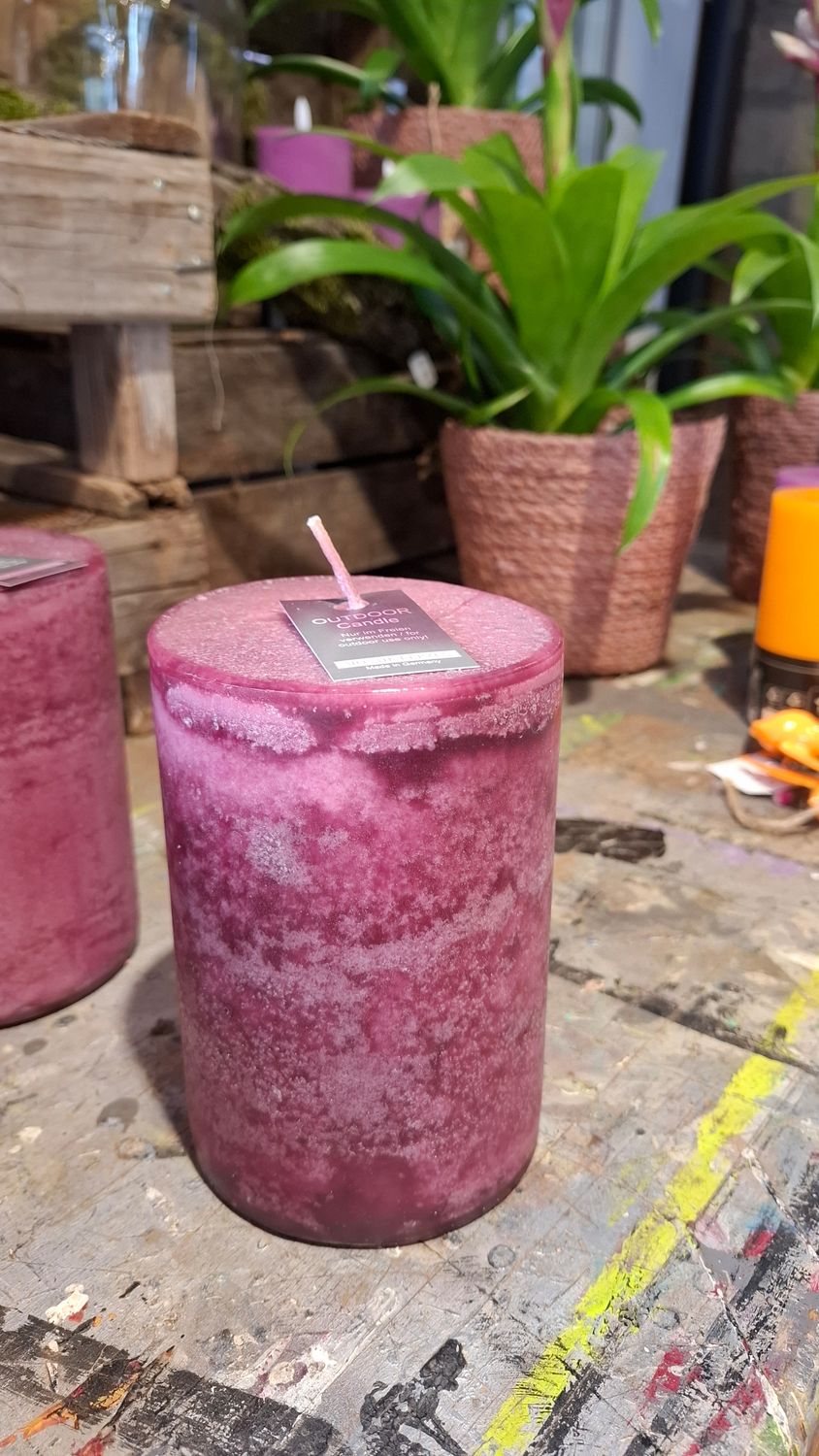 Outdoorkerze "Cassis"