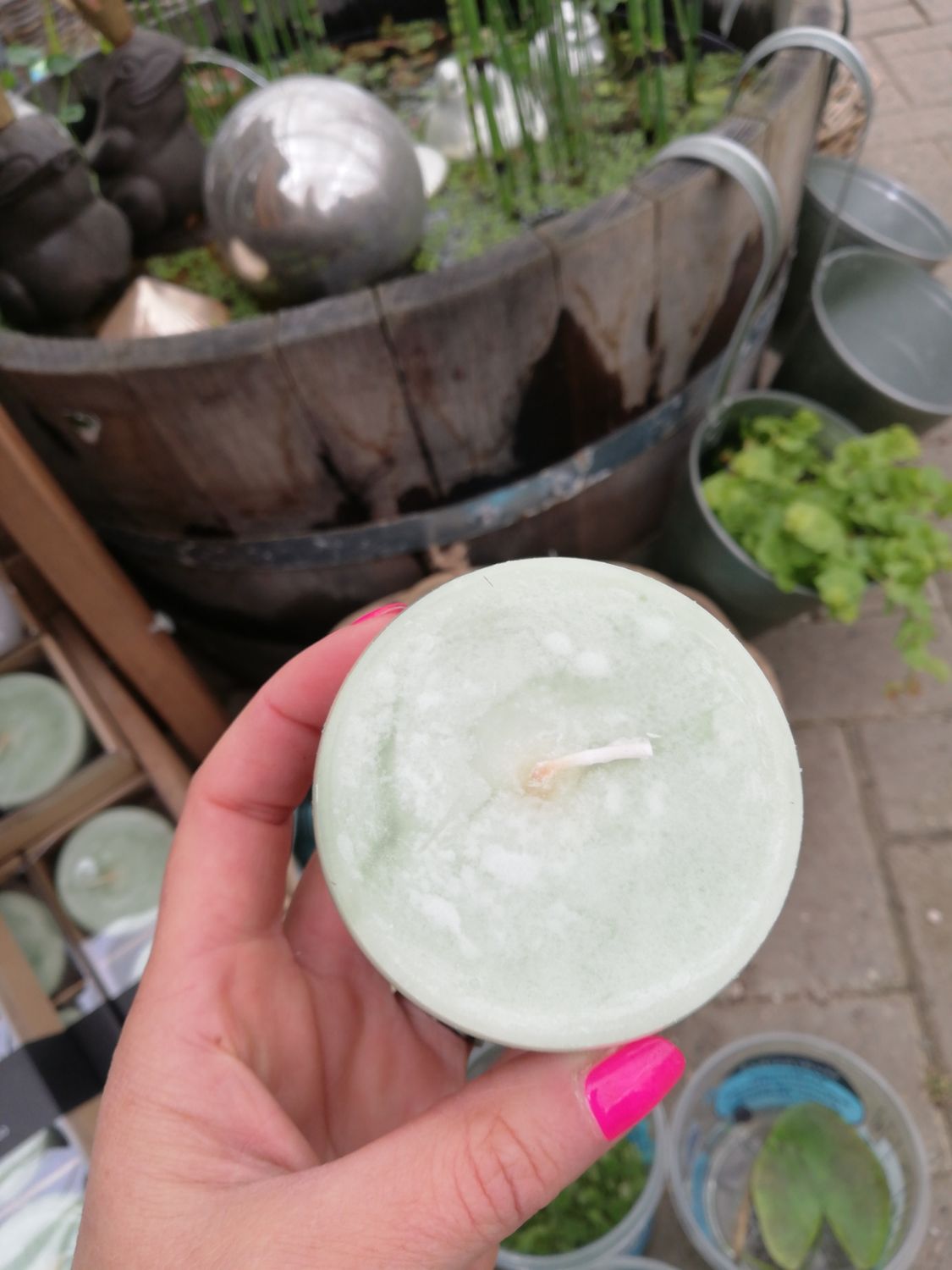 Schwimmkerze Salbei 3er