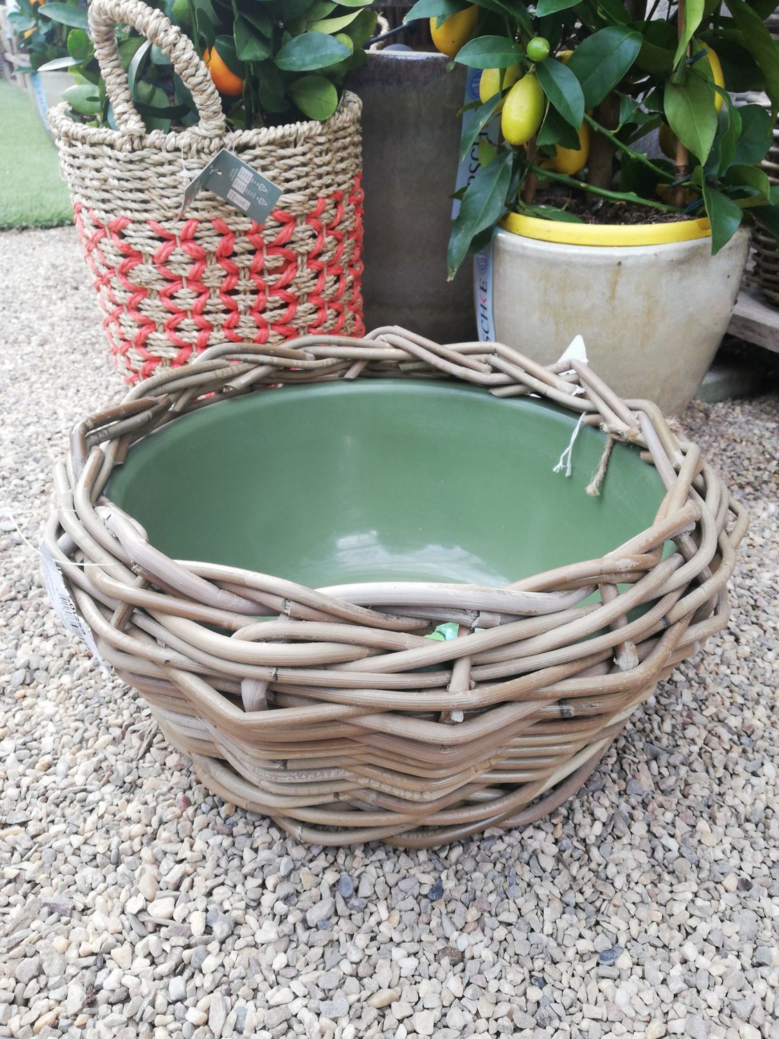 Dry pot 'green' 34 x 34