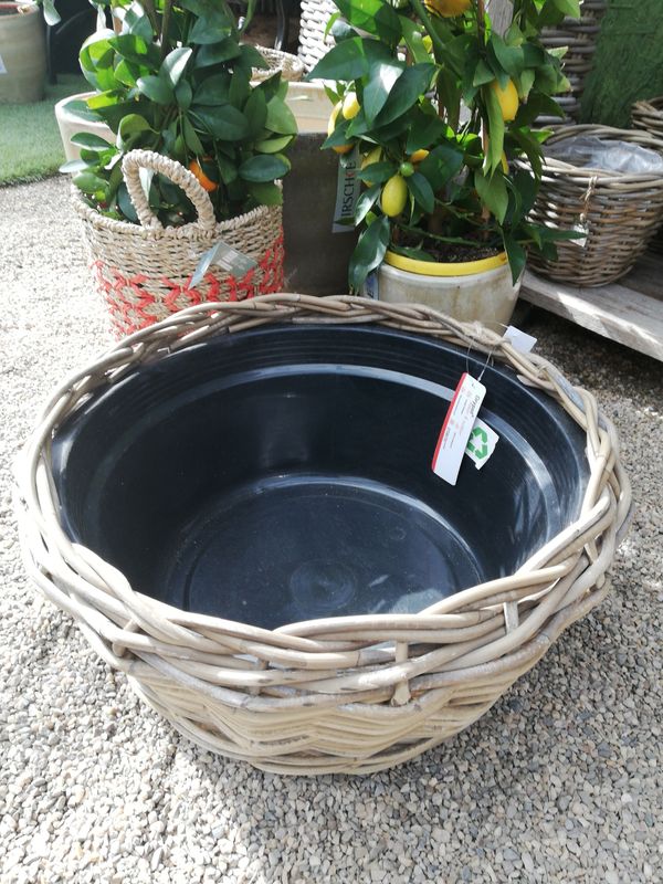 Dry pot 'black' 48 x 48