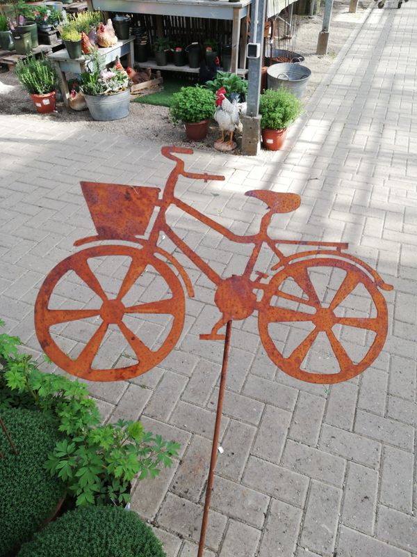 Fahrrad Gartenstecker
