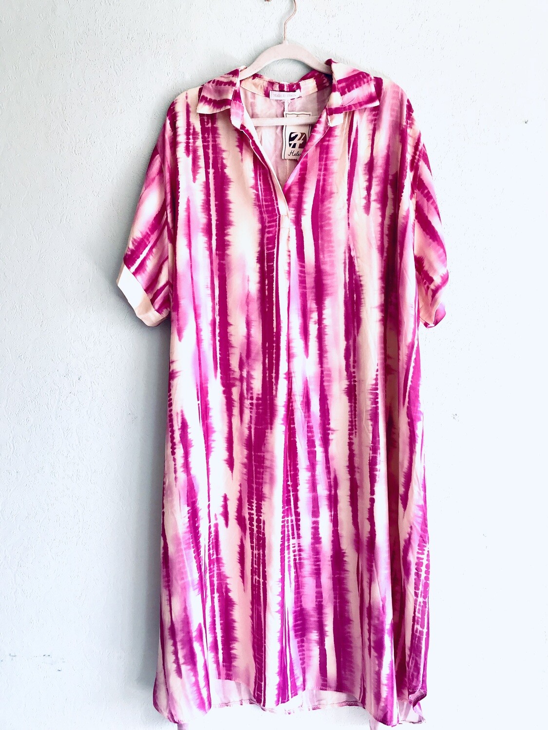 Tunika in Fliederfarbe Maxi