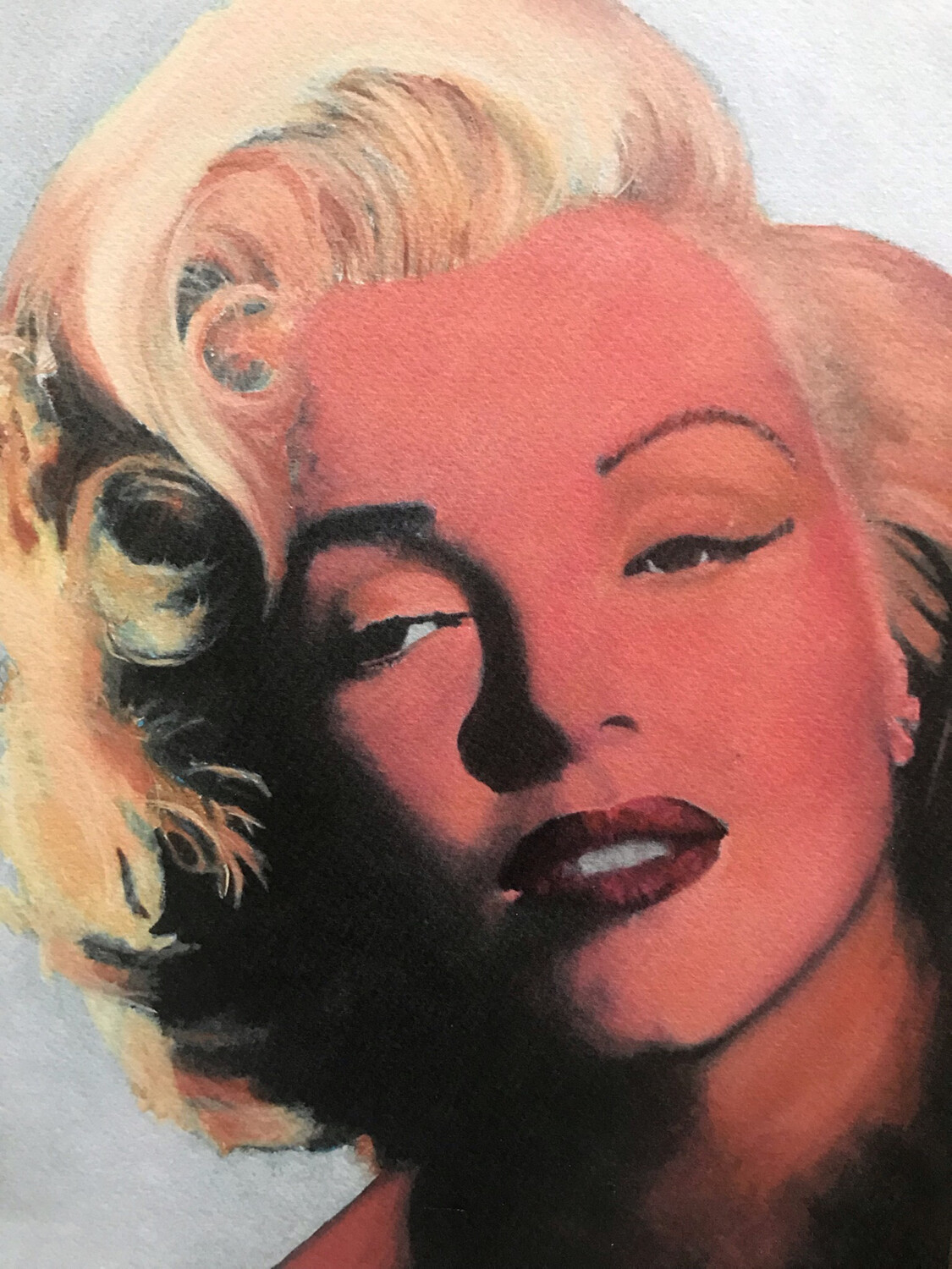 Marilyn Monroe Farbdruck