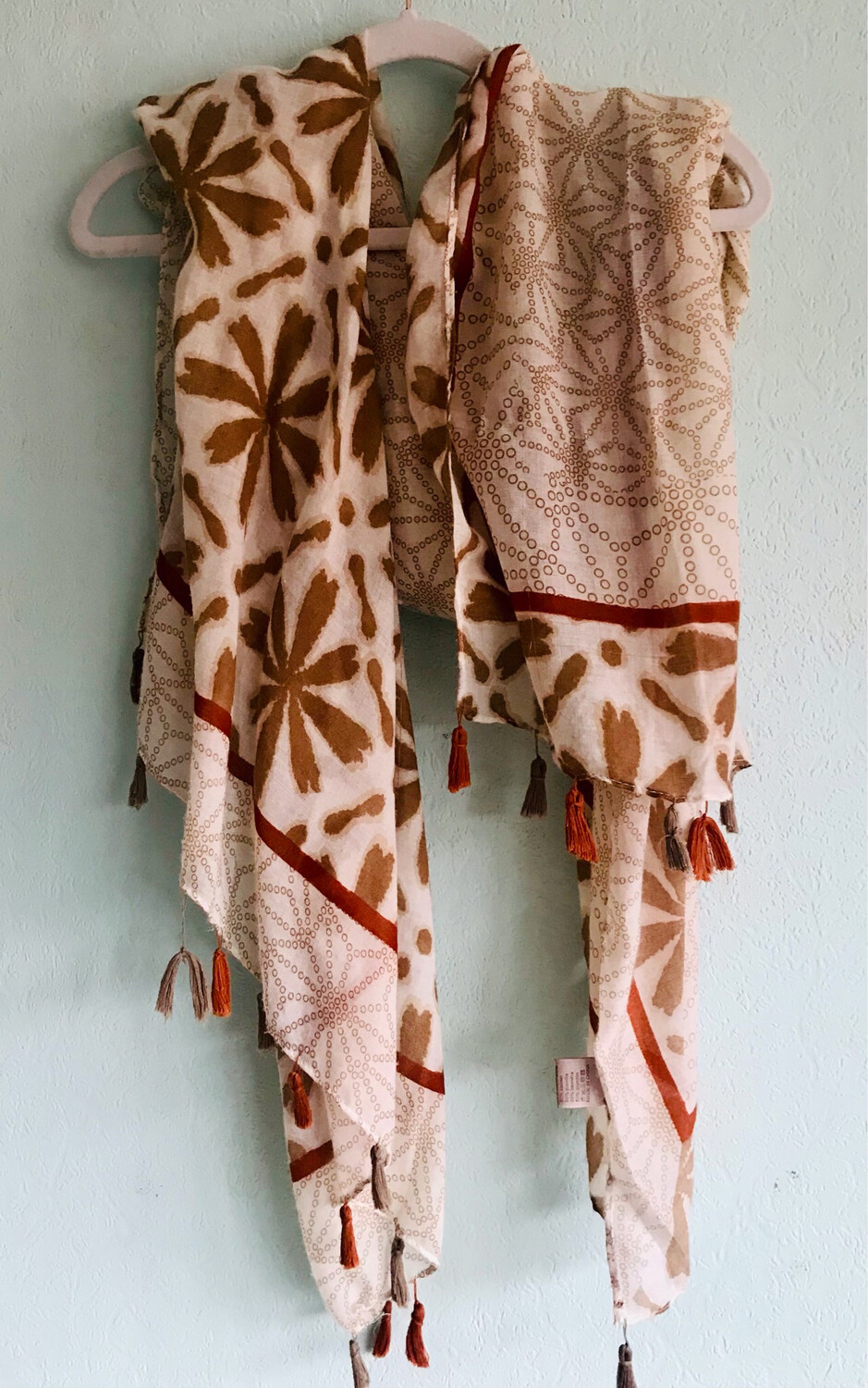 Viskose Schal in Beige