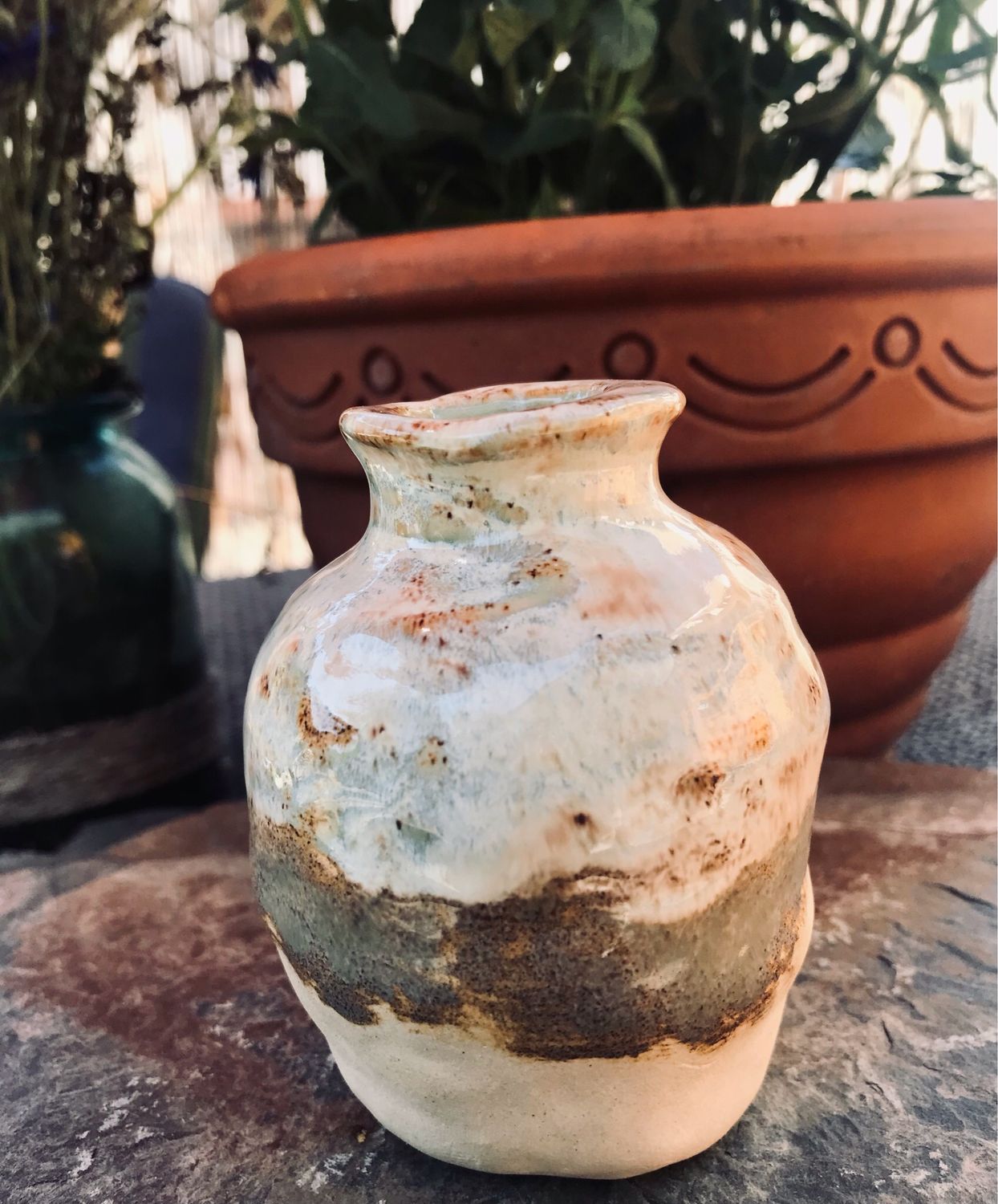 Kleine Keramik Vase