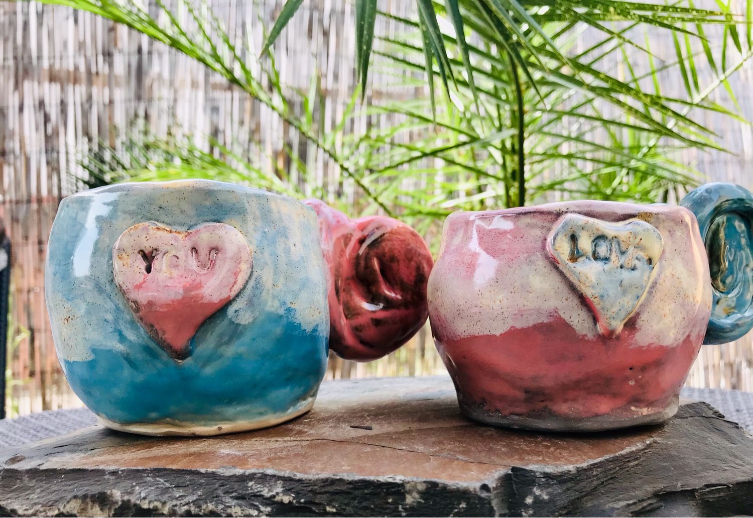 Love &amp;You Cups Türkis /Rosa