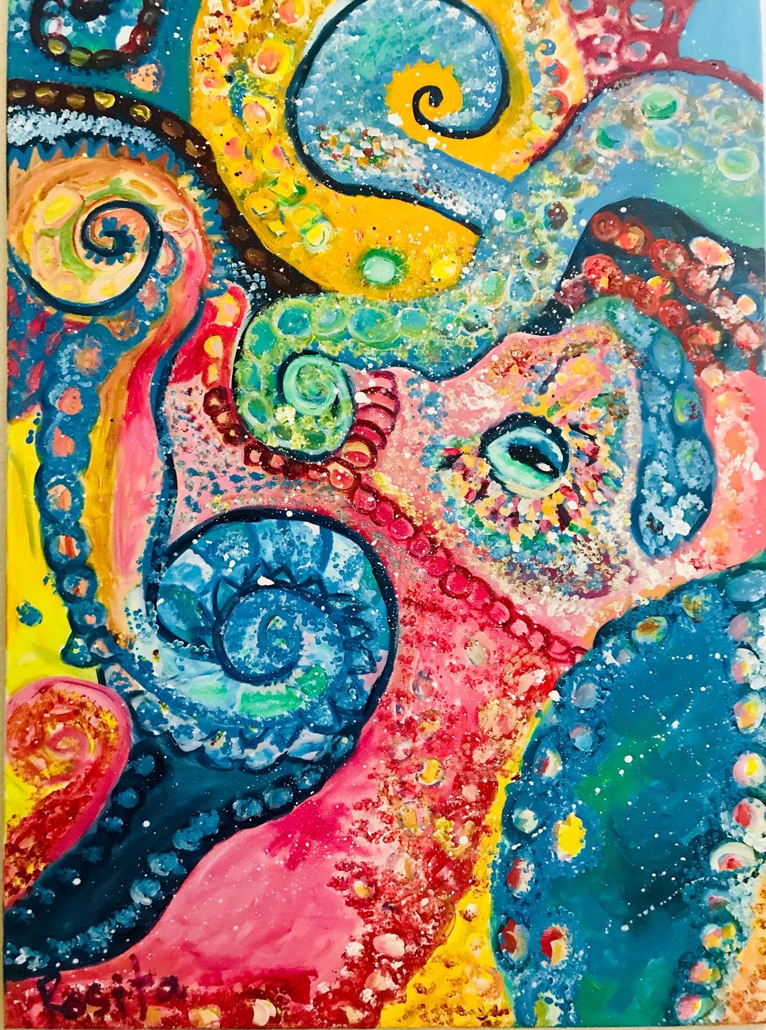 Tanzender Octopus