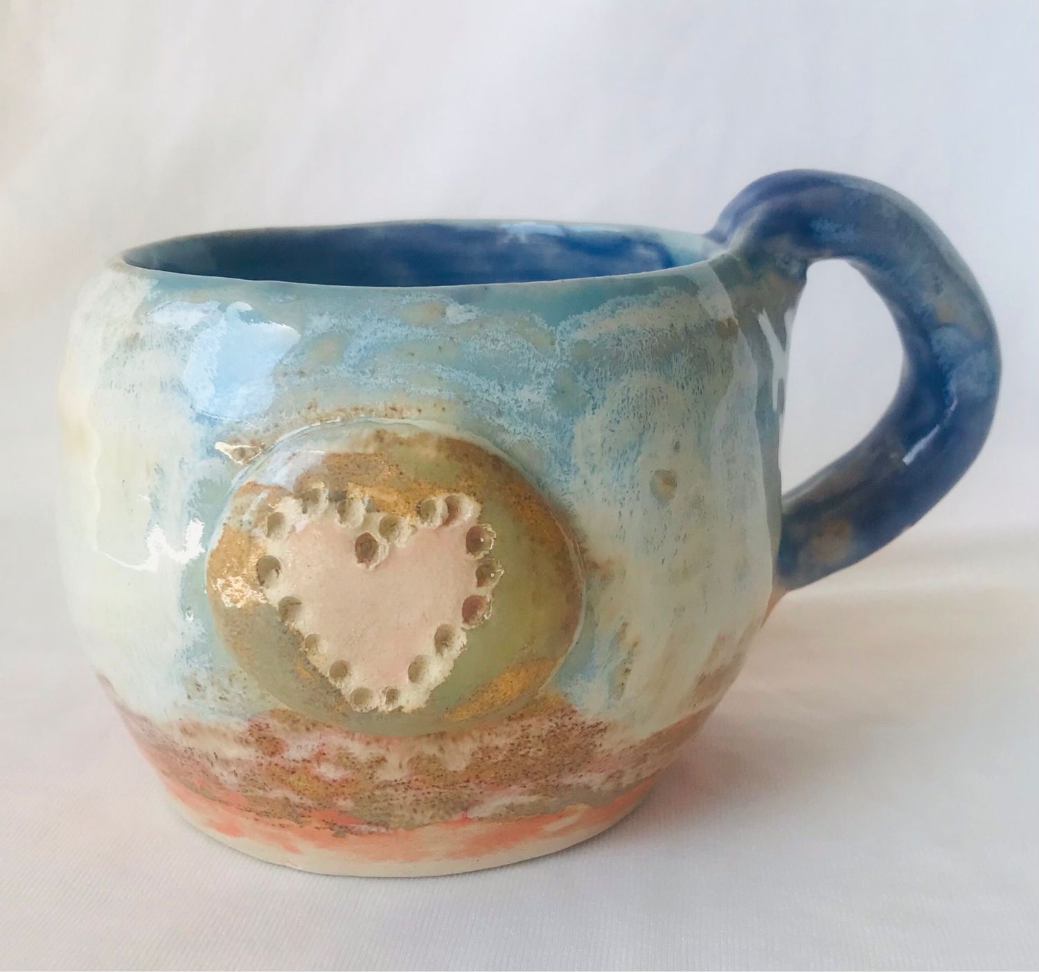Keramik Tasse mit Herz