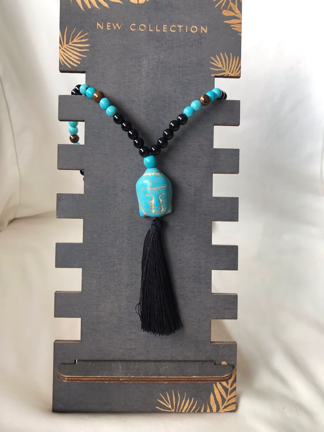 Kette mit Buddha Türkis