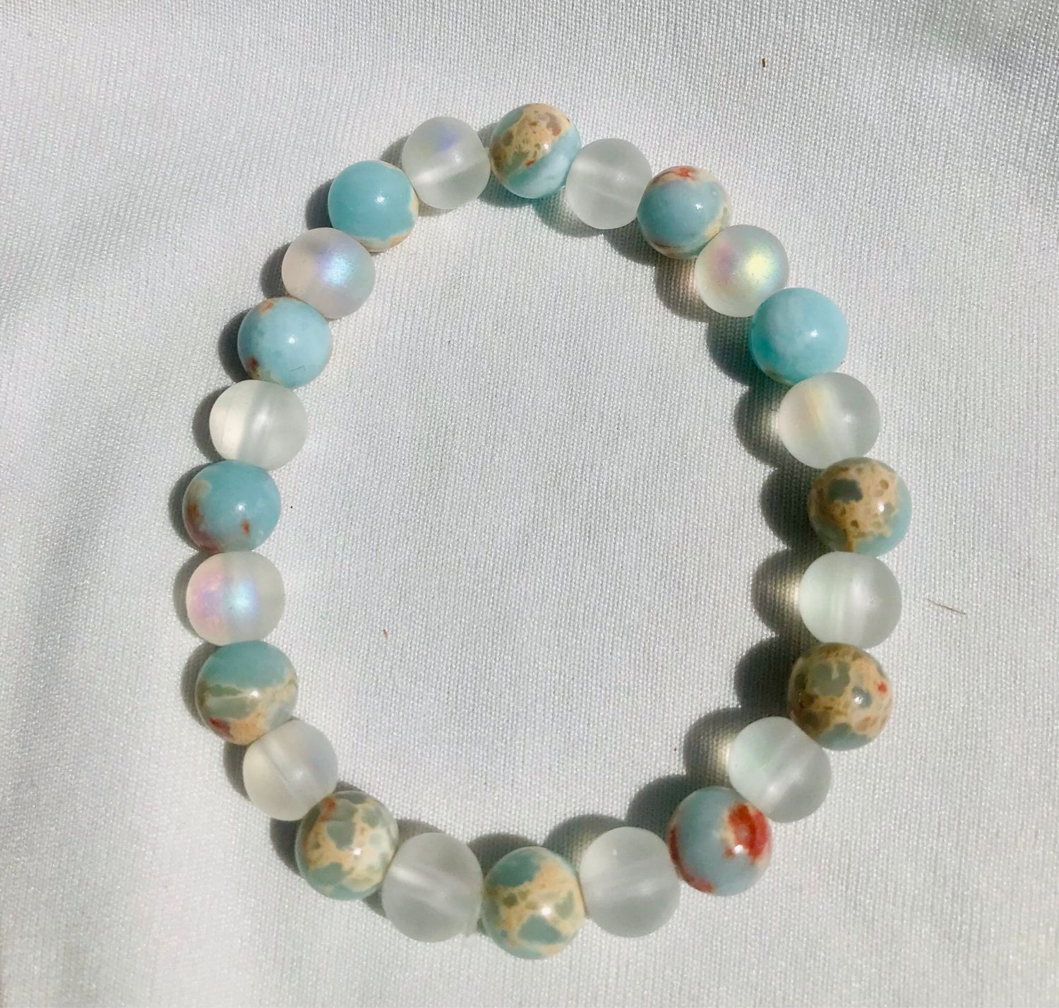 Perlen Armband mit Jaspis