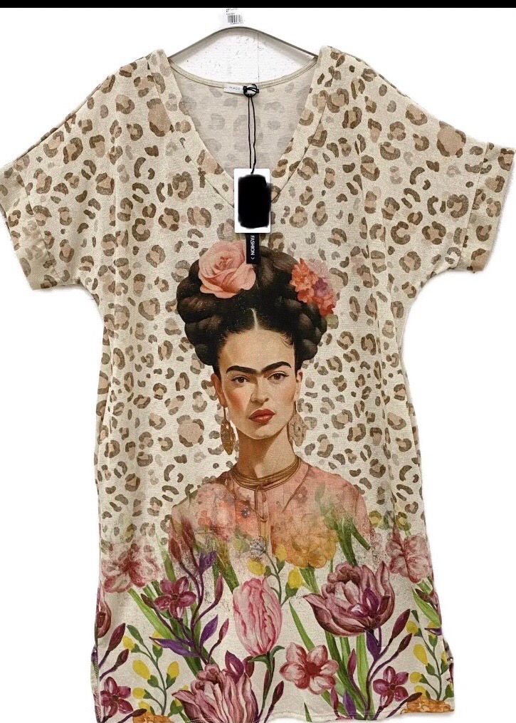 Viskose Kleid Damen Frida
