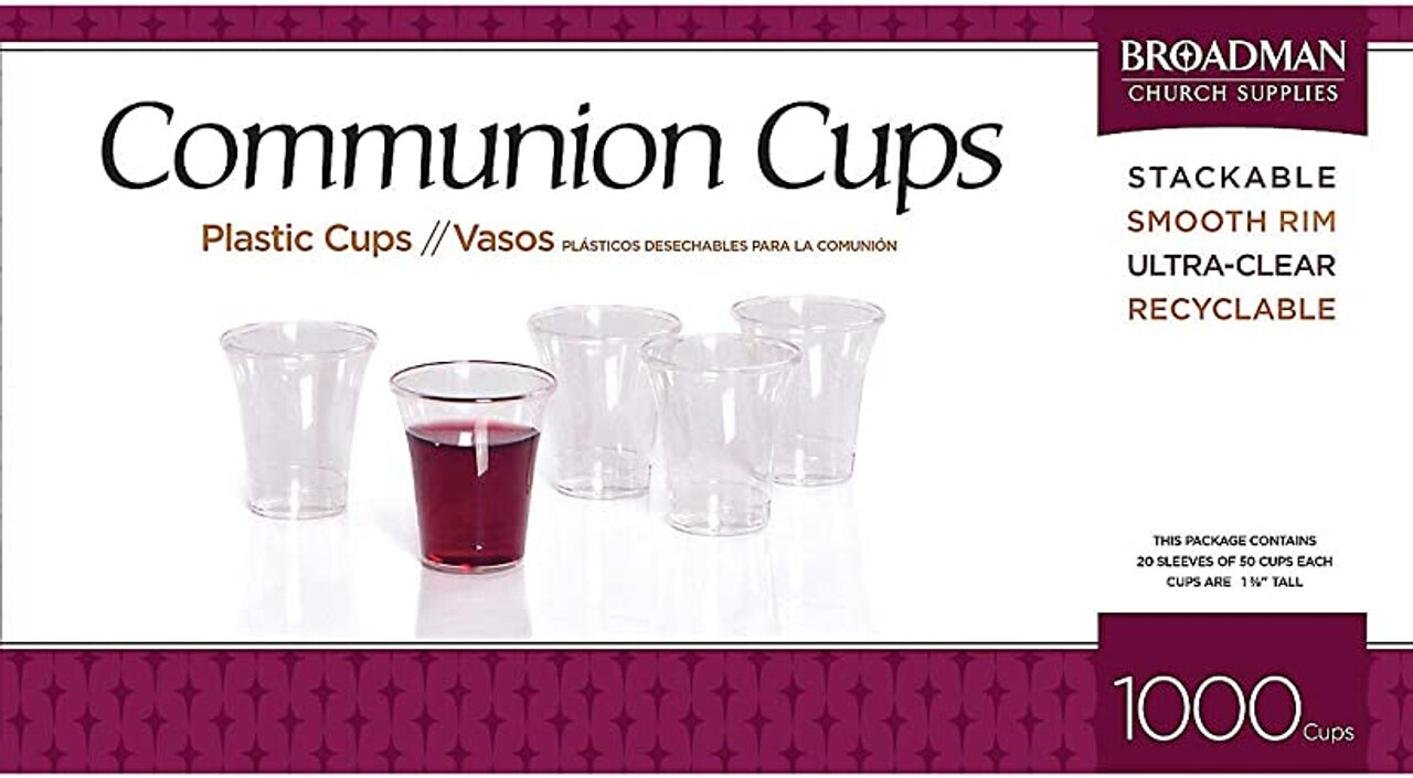 Broadman Clear Communion Cups
