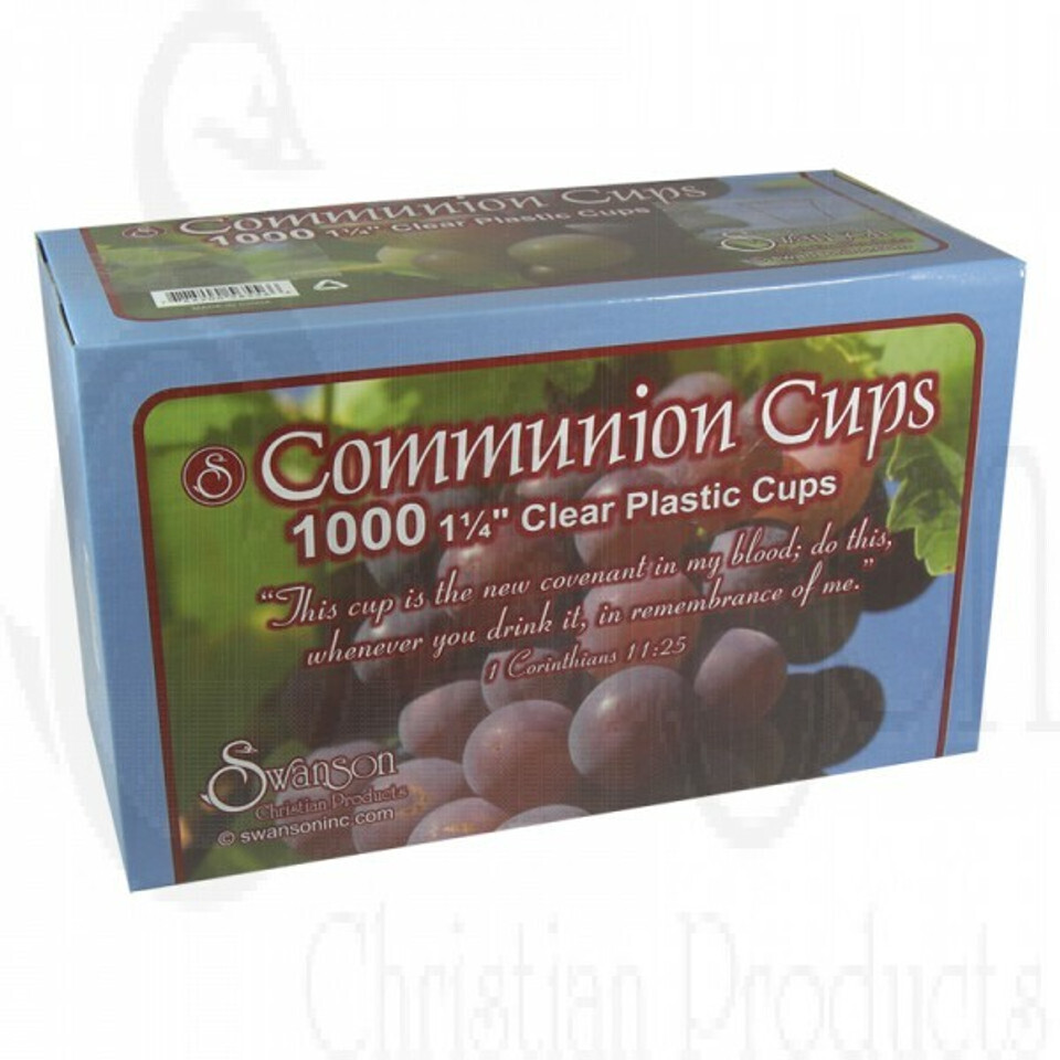 Swanson Clear Communion Cups