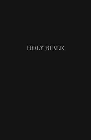 KJV Pew Bibles, Color and Print Size: Black Case of 16