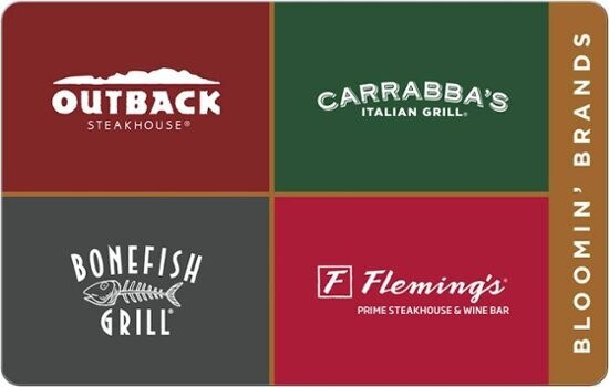 Bloomin' Brands Gift Card