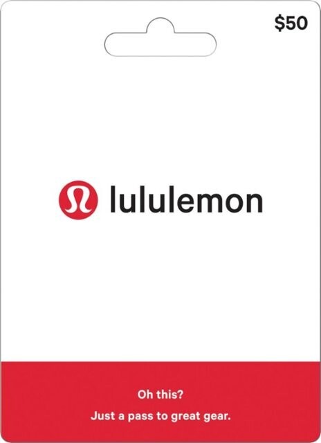 Lululemon Gift Gift Card