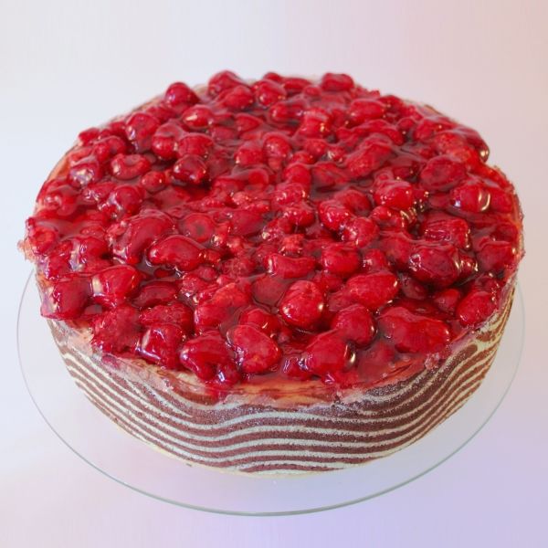 Himbeer-Milchreis-Torte