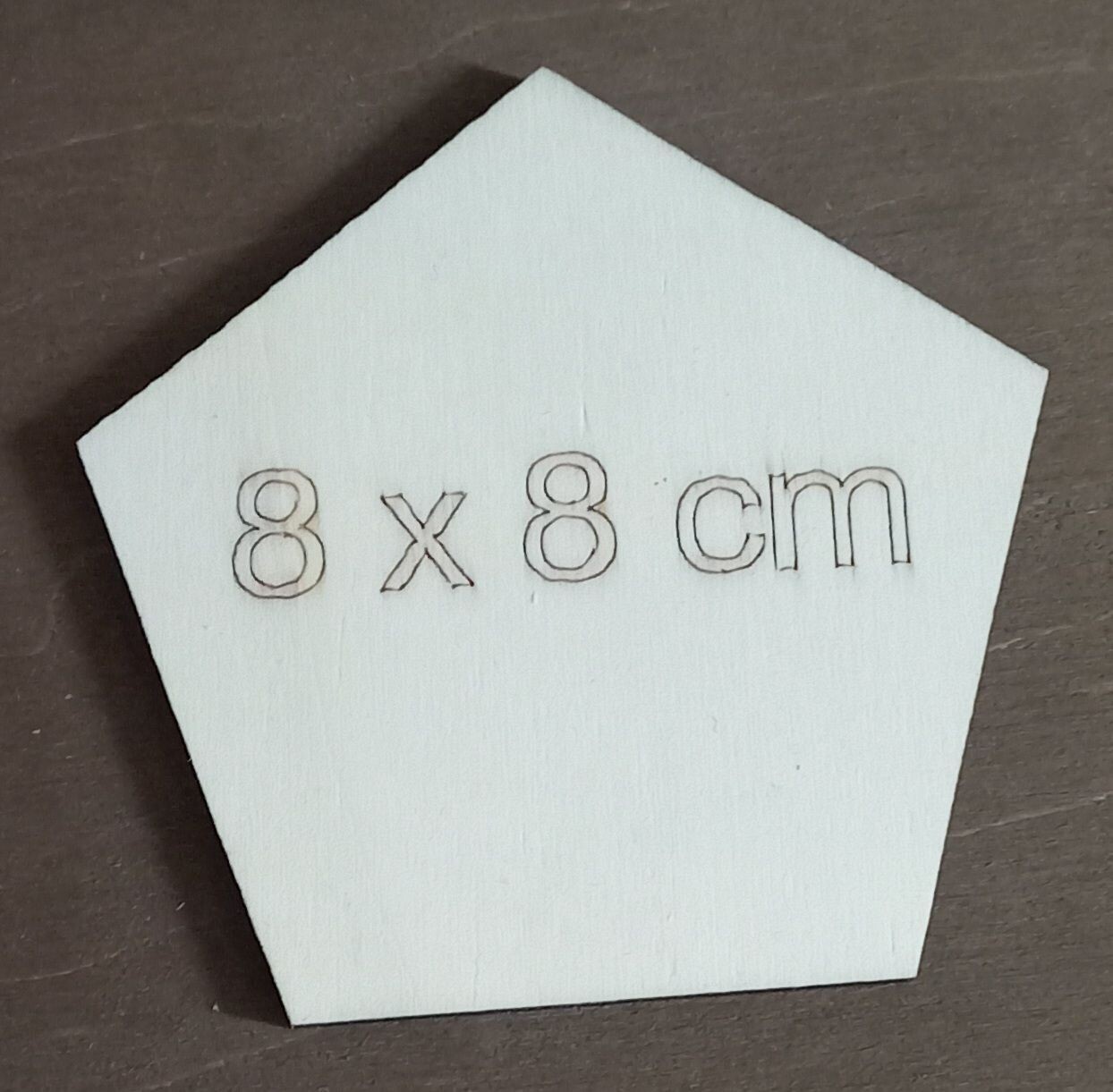 Holzrohlinge, 8 x 8 cm 5er Pack