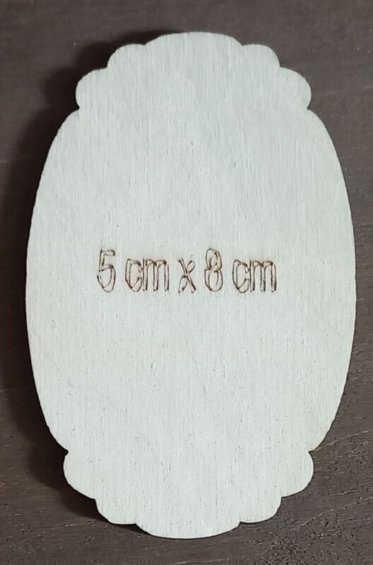 Holzrohlinge, 5 x 8 cm 5er Pack