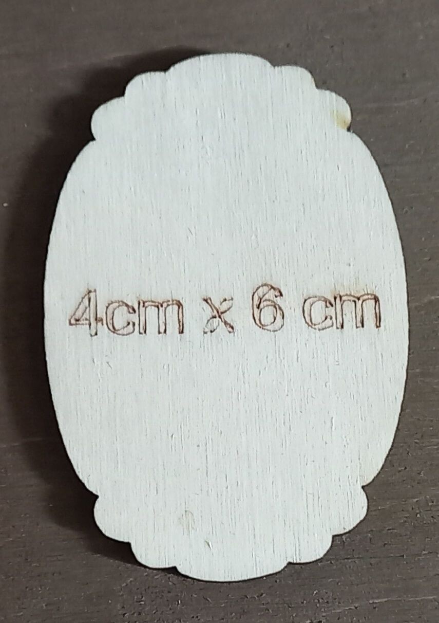 Holzrohlinge, 4 x 6 cm 5er Pack