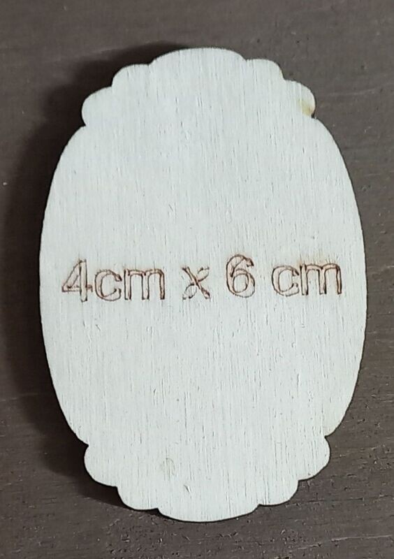 Holzrohlinge, 4 x 6 cm 5er Pack