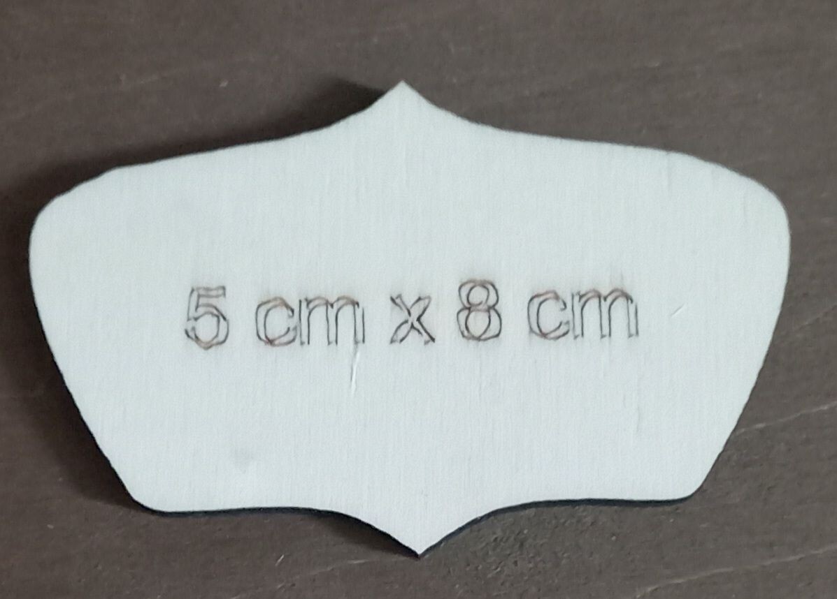 Holzrohlinge, 5 x 8 cm, 5er Pack