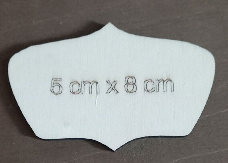 Holzrohlinge, 5 x 8 cm, 5er Pack