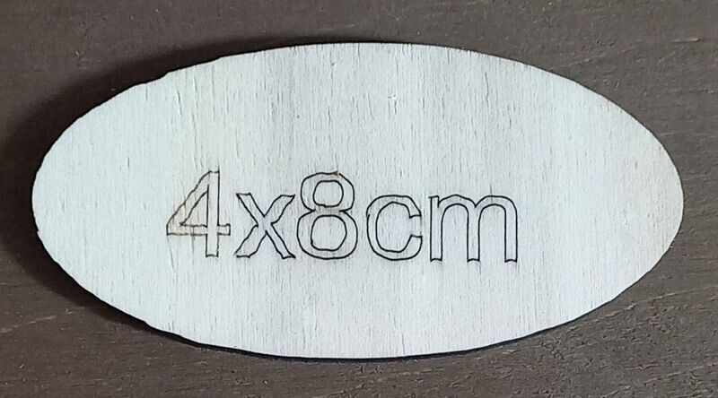 Holzrohlinge, 4 x 8 cm, 5er Pack