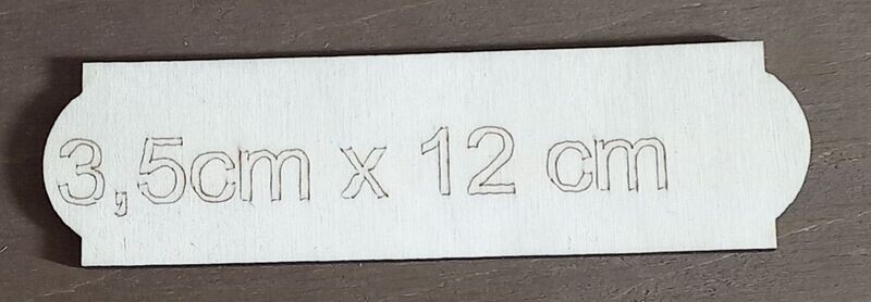 Holzrohlinge, 3,5 x 12 cm, 5er Pack
