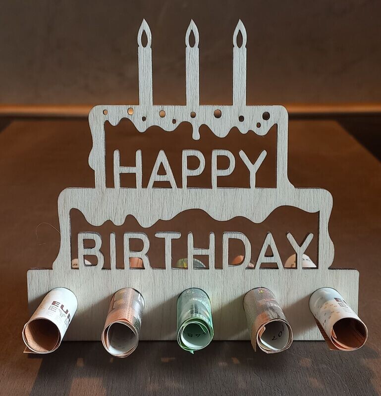 Geldgeschenk, Happy Birthday