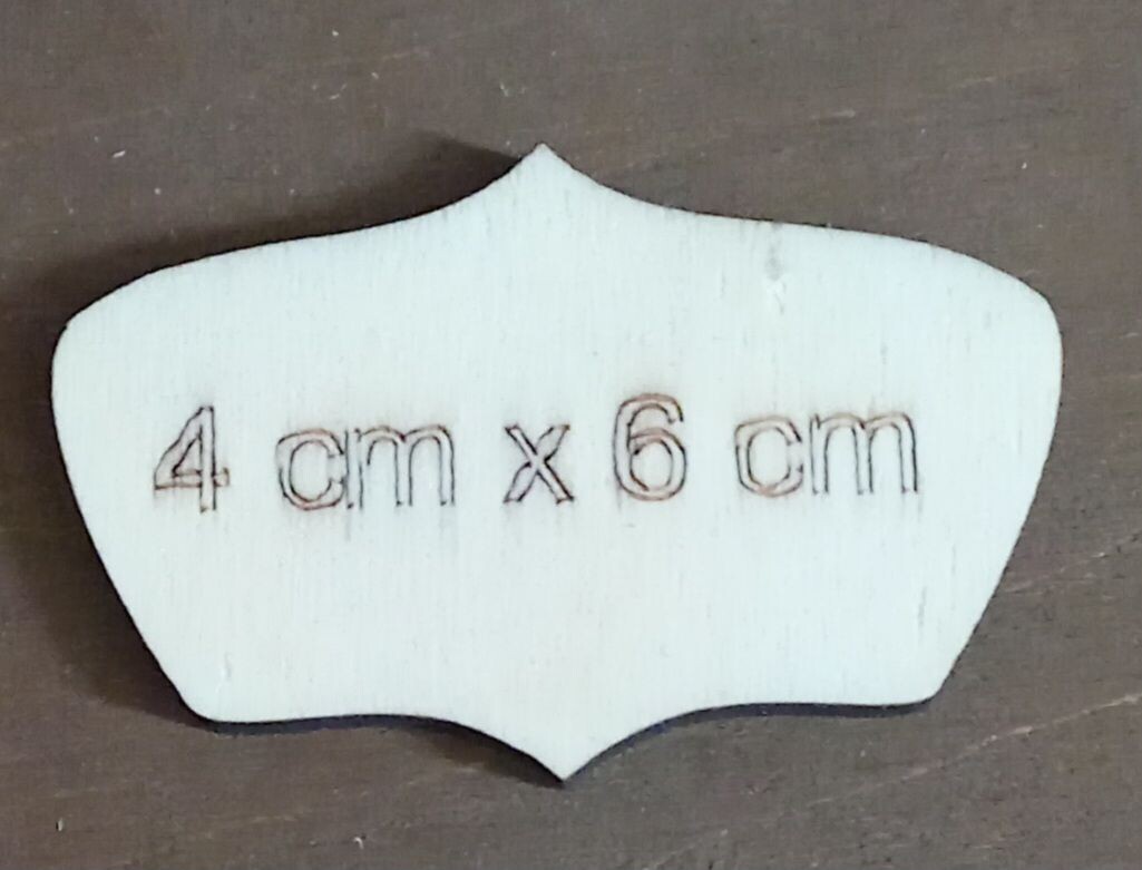Holzrohlinge, 4 x 6 cm, 5er Pack