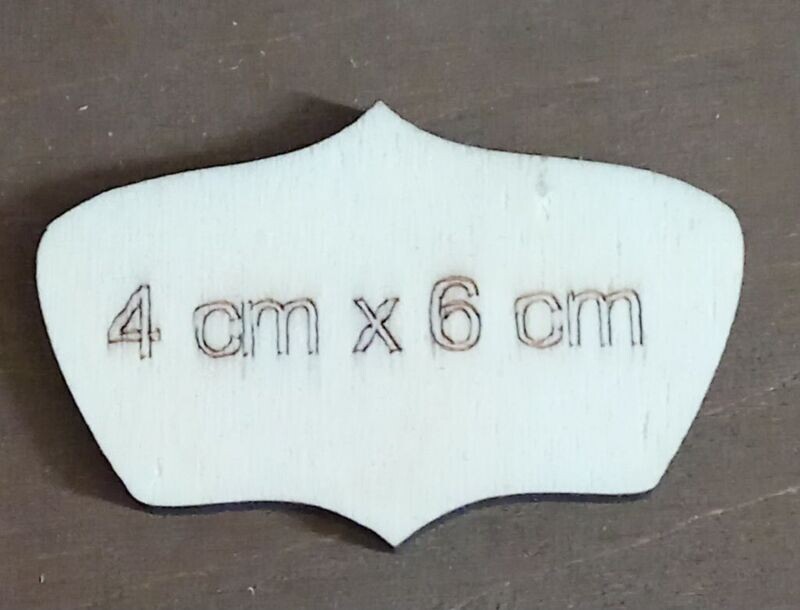 Holzrohlinge, 4 x 6 cm, 5er Pack