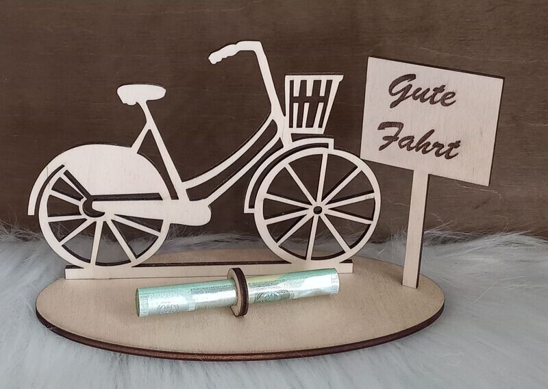 Geldgeschenk / Damenrad