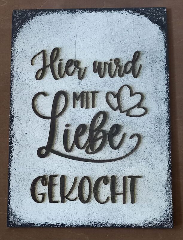 Holzschild Shabby