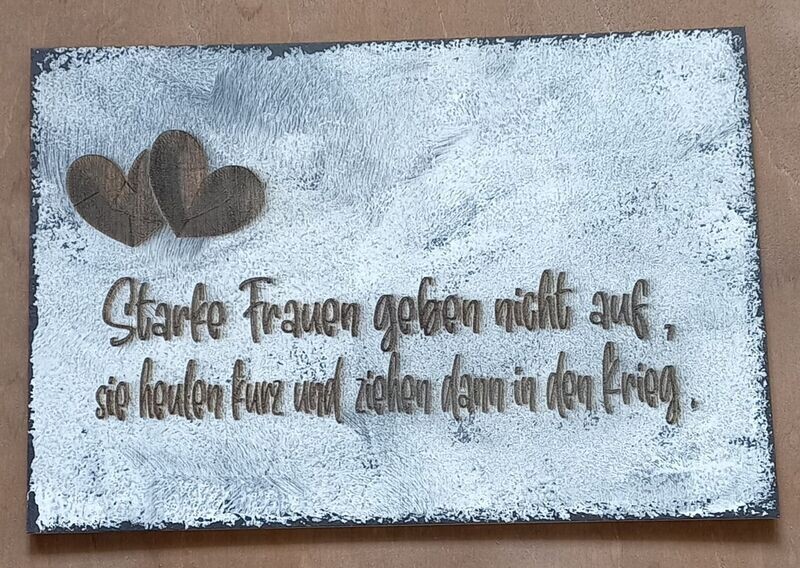 Shabby Chic, Bild / Schild