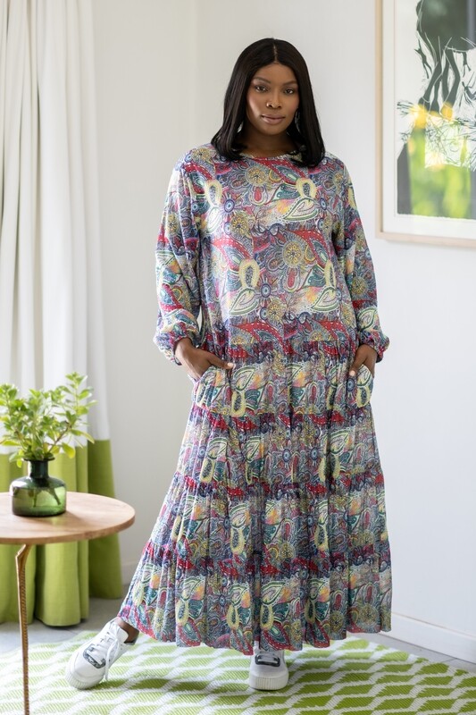 Mastik Paisley Print Maxi Dress
