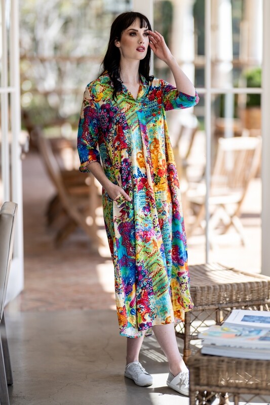 Mastik  Multicolor Print style dress