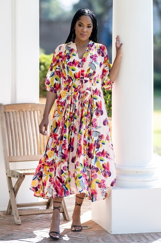 Mastik floral  Print style dress