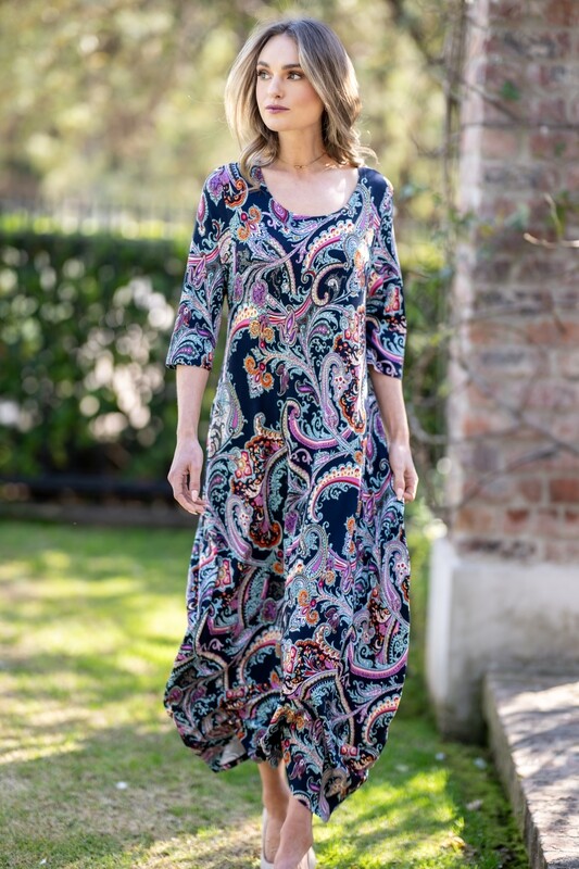 Mastik paisley print bubble style dress
