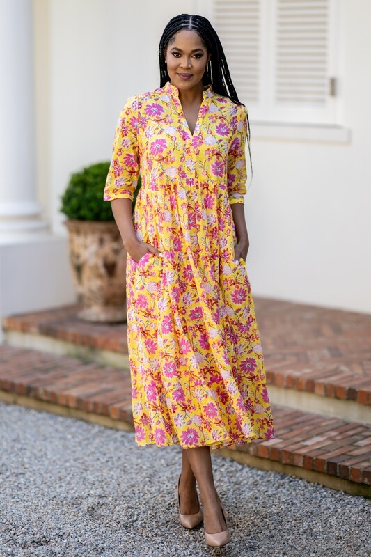 Mastik  floral print fit and flare style dress