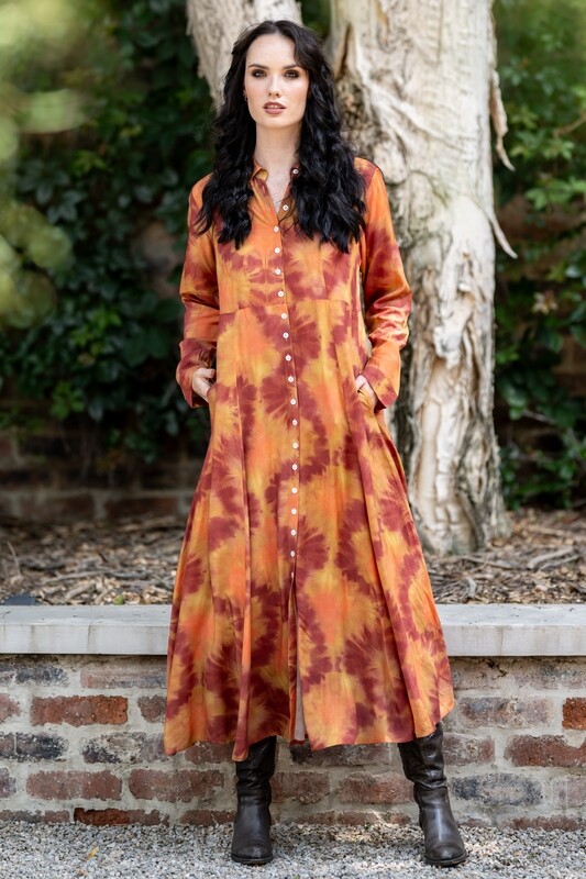 Mastik Button down Aline dress