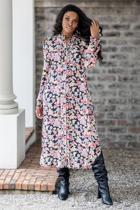 Mastik Button-down shirt-like dress