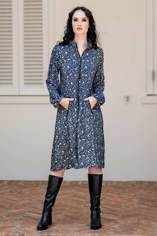 Zip Detailed Dress