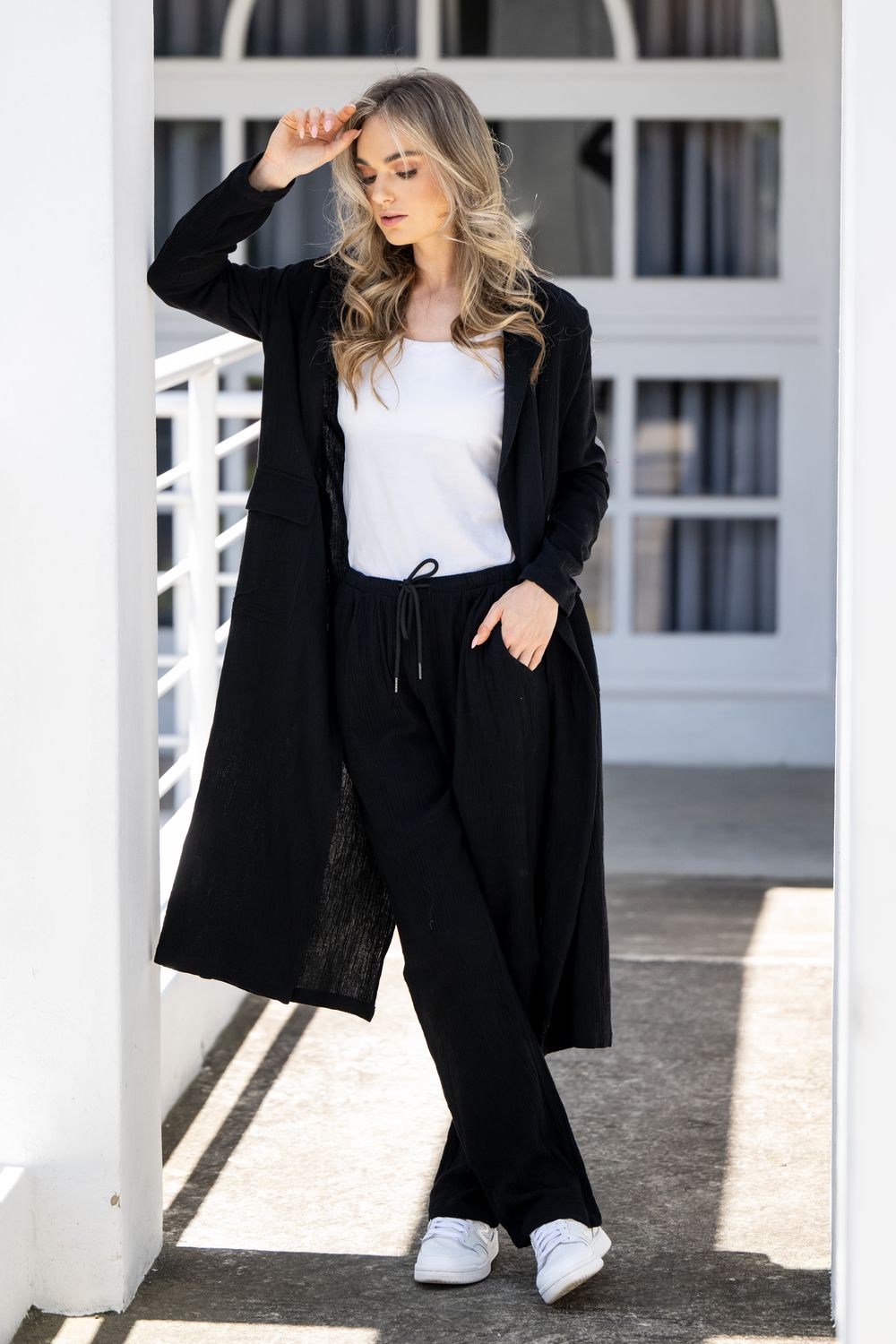 Mastik 2pc black pants and a jacket