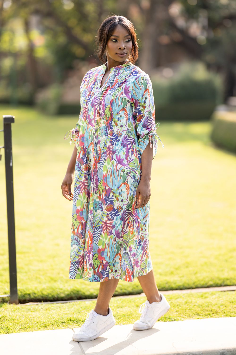 Tropical breeze midi dress